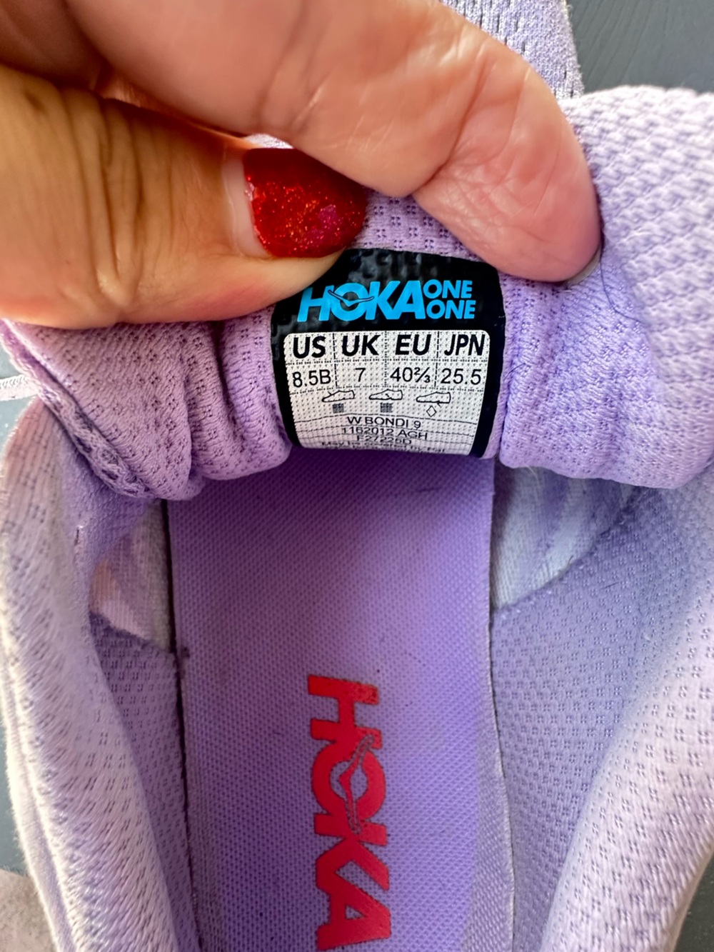 HOKA Women's Bondi 9 running shoes Size 8.5 - Picture 9 of 12